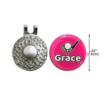 Personalized Golf Ball Design Magnetic Hat Clip Golf Ball Marker with Name Birthday Game Day Anniversary Gift for Golf Lovers