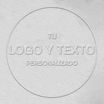 Grabador en relieve personalizado con logo texto y bolsa de almacenamiento regalo de cumpleaños y aniversario para amantes de los libros