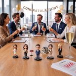 Personalised Photo 3D Cartoon Character Figurine with Name Office Desk Decor Birthday Anniversary Gift for Workers Friends