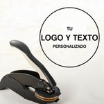 Grabador en relieve personalizado con logo texto y bolsa de almacenamiento regalo de cumpleaños y aniversario para amantes de los libros
