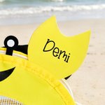 Personalized Crab Crocodile Seashell Beach Bag with Adjustable Strap and Name Beach Party Summer Vacation Birthday Gift for Kids