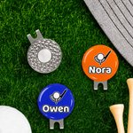 Personalized Golf Ball Design Magnetic Hat Clip Golf Ball Marker with Name Birthday Game Day Anniversary Gift for Golf Lovers