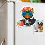 Personalised Cute Cartoon Duck Cruise Door Fridge Magnet with Name Room Decor Birthday Summer Holiday Gift for Family Cruise Travel Lovers