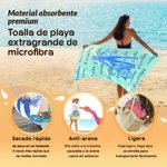 Toalla de playa extragrande de secado rápido personalizada con nombre y silueta de ciclista multicolor regalo de cumpleaños para amantes del ciclismo