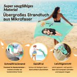 Personalisiertes saugfähiges Cartoon Mädchen Strandtuch mit Geburtsblume und Namen Mehrfarbiges weiches Handtuch Urlaub Strand Geschenk für Freunde