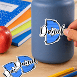 Personalisierte, wasserfeste Apple Pencil-Aufkleber mit Initialen und Namen – für den täglichen Gebrauch, als Geschenk zum Schulanfang oder zum Geburtstag für Schüler und Kinder