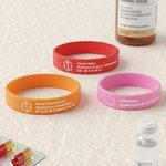 Bracelet d'alerte médicale personnalisé avec texte - En silicone étanche - Cadeau d'anniversaire pour patients diabétiques et allergiques