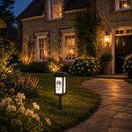 Personalized Forever in My Hearts Waterproof Photo Solar Garden Light with Name and Year Garden Decor Memorial Sympathy Gift for Family Friend