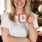 Personalized Polaroid Style Photo Ceramic Coffee Mug with Text Office Home Use Friendship Birthday Gift for Family Friend