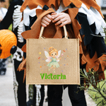 Personalized Halloween Cartoon Character Large Tote Bag with Name Halloween Party Gift for Kids