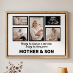 Personalised Heartfelt Message Photo Canvas Prints with Text and Nickname Ship from USA Father's Day Mother's Day Living Room Decor Gift for Dad Mum
