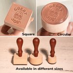 Personalised Teacher Face Portrait Self-Inking Stamp with Text Back to School Teacher's Day Gift for Educators Teachers