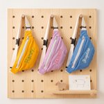 Personalised Embroidery Name Colourful Canvas Kids Crossbody Waist Bag Daily Use Children's Day Birthday Gift for Boys Girls
