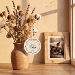Personalized Glaze Style Pet Photo Ceramic Ornament with Name Home Decor Anniversary Birthday Gift for Pet Lover Owner