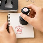 Personalised Teacher Face Portrait Self-Inking Stamp with Text Back to School Teacher's Day Gift for Educators Teachers