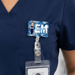 Personalized Medical Staff Cartoon Character Acrylic ID Card Badge Daily Medical Work Use Birthday Nurses' Day Gift for Nurse Doctor