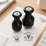 Personalised Teacher Face Portrait Self-Inking Stamp with Text Back to School Teacher's Day Gift for Educators Teachers
