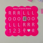 Personalised 3D Printed Scalloped Mahjong Solo Practice Board with Text Mahjong Game Night Gift for Mahjong Lovers Players