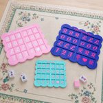 Personalised 3D Printed Scalloped Mahjong Solo Practice Board with Text Mahjong Game Night Gift for Mahjong Lovers Players