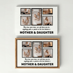 Personalised Heartfelt Message Photo Canvas Prints with Text and Nickname Ship from USA Father's Day Mother's Day Living Room Decor Gift for Dad Mum