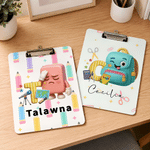 Personalized Pencil Teacher Theme Acrylic Clipboard with Name School Supplies Teacher Appreciation Week Teacher's Day Gift for Teacher