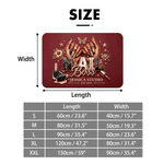 Felpudo antideslizante personalizado de estilo lujoso con diseño de uñas, con título, nombre, año, taller, decoración de salón de manicura, aniversario y regalo de cumpleaños para artistas de las uñas