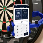Personalised Auto Scoring Dart Boards Phone Holder for Target Omni with Text Dart Club Birthday Gift for Dart Player Dart Lover