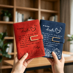 Personalized A New Chapter Floral Heart A5 PU Leather Notebook with Name Retirement Farewell Leaving Job Gift for Retiree Friend Coworker