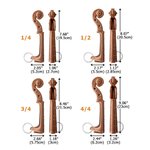 Personalized Multicolour Violin Left-Hand Practice Tool with Name and Finger Marker Dot Birthday Gift for Violin Student Beginner