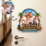 Personalised 3D-Style Design Cartoon Character Photo Fridge Magnet with Text and Title Home Decor Birthday Cruise Vacation Gift for Family