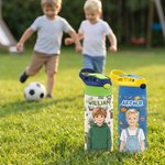 Personalised Multicolour Excavator Animal 12 oz Insulated Kid Water Bottle with Name and Photo Back to School Birthday Gift for Boys Girls Kids