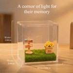Personalized 3D Holographic Digital Pet House with Text Interactive Tech Memorial Anniversary Gift for Cat Dog Lovers