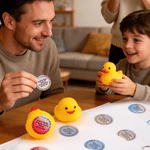 Personalized You Found A Duck Rubber Duck Stickers with Name and Date Cruising Ducks Tags Labels Cruise Ship Summer Holiday Gift for Cruising Lovers