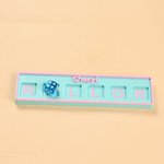 Personalized Multicolour Mahjong Charleston Tracker with Text and Dice Mahjongg Accessory Mahjong Game Night Birthday Gift for Mahjong Lover Player