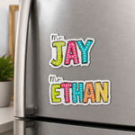 Personalised Multicolour Teacher Theme Whiteboard Magnet School Classroom Supplies Back to School Gift for Teacher