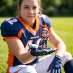 Figurine décorative personnalisée en 3D représentant un personnage de dessin animé sur le thème du football, avec texte, pour bureau – Cadeau d'anniversaire idéal pour les amateurs de sport