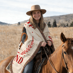 Personalised Gallop into Dreamland Western Rider Horse Soft Tassel Blanket with Name Home Decor Horse Training Birthday Gift for Riders Horse Lovers