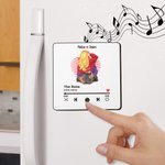 Personalised Couple Music Player Fridge Magnet with Names Home Decor Valentine's Day Anniversary Gift for Couple