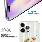 Spersonalizowane, urocze etui na telefon z motywem zwierzęcych postaci z kreskówek w paski dla iPhone’a z imieniem – idealny prezent na co dzień lub na urodziny dla przyjaciół, rodziny i miłośników zw
