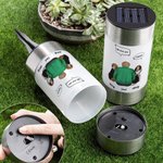 Personalized Pet Angel Wings Back View Solar Garden Light with Name and Speech Garden Decor Memorial Sympathy Gift for Pet Owners