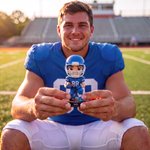 Figurine décorative personnalisée en 3D représentant un personnage de dessin animé sur le thème du football, avec texte, pour bureau – Cadeau d'anniversaire idéal pour les amateurs de sport