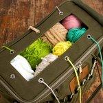 Borsa tote in tela personalizzata, con nome e multitasca porta gomitoli - Regalo di compleanno per amanti del lavoro a maglia
