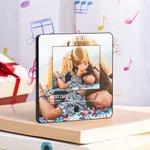 Personalized Mini Photo Music Player Fridge Magnet with Song Name and Singer Home Decor Birthday Anniversary Gift for Family Couple