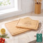 Personalised Engraved Text Date Charcuterie Chopping Board with Title  and Surname Housewarming Wedding Anniversary Gift for Couple