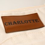Borsa tote in tela personalizzata, con nome e multitasca porta gomitoli - Regalo di compleanno per amanti del lavoro a maglia