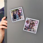 Magnet frigo personnalisé avec date et ville de la tournée des concerts de musique Cadeau pour les amoureux de la musique