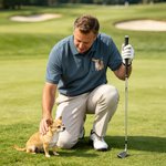 Personalised Pet Photo Portrait Embroidery 100% Cotton Golf Polo Shirt Birthday Anniversary Corporate Gift for Men Golf Lovers