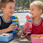 Personalised Cartoon Basketball Player 16 oz Water Bottle with Name Daily Use Back to School Birthday Gift for Kids Students