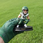 Figurine décorative personnalisée en 3D représentant un personnage de dessin animé sur le thème du football, avec texte, pour bureau – Cadeau d'anniversaire idéal pour les amateurs de sport