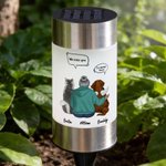Personalized Pet Angel Wings Back View Solar Garden Light with Name and Speech Garden Decor Memorial Sympathy Gift for Pet Owners